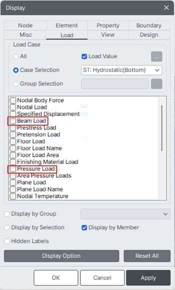 Display Menu
