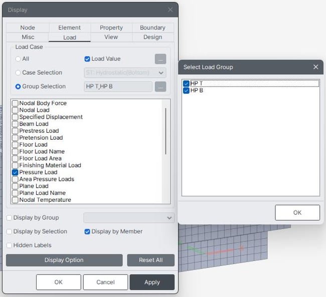 Display Menu_Select Load Group