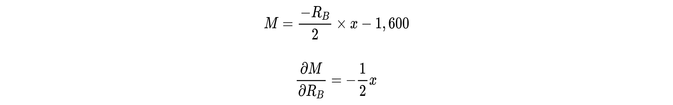 Total prestressing moment calculation - Moment calculation