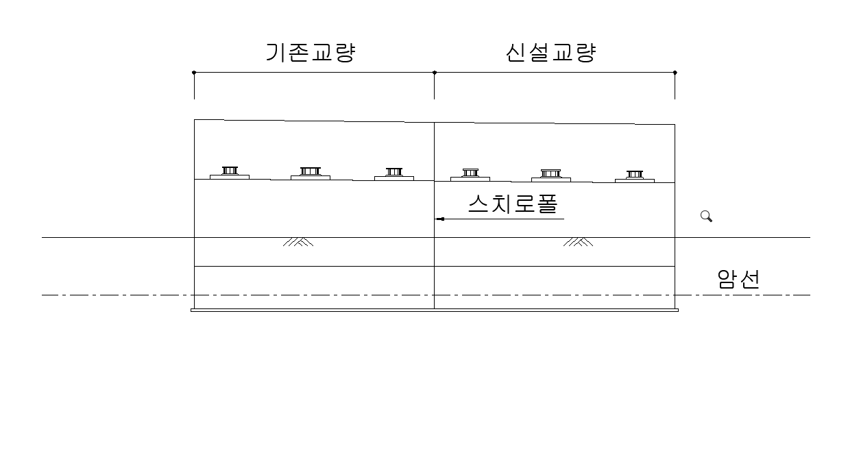 하부 설계_스치로폴 분리 시공