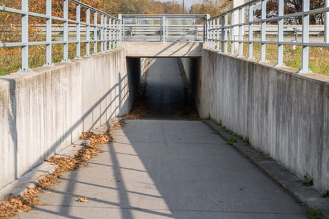 Culvert crosses the Major Ways (underpass and overpass)