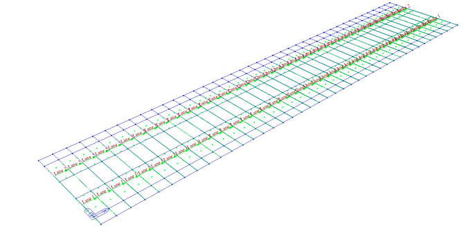 Input Influence line by specifying a lane