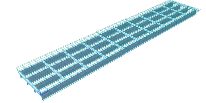 Completed Girder bridge model