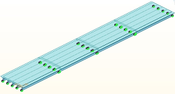 Continuous composite structure