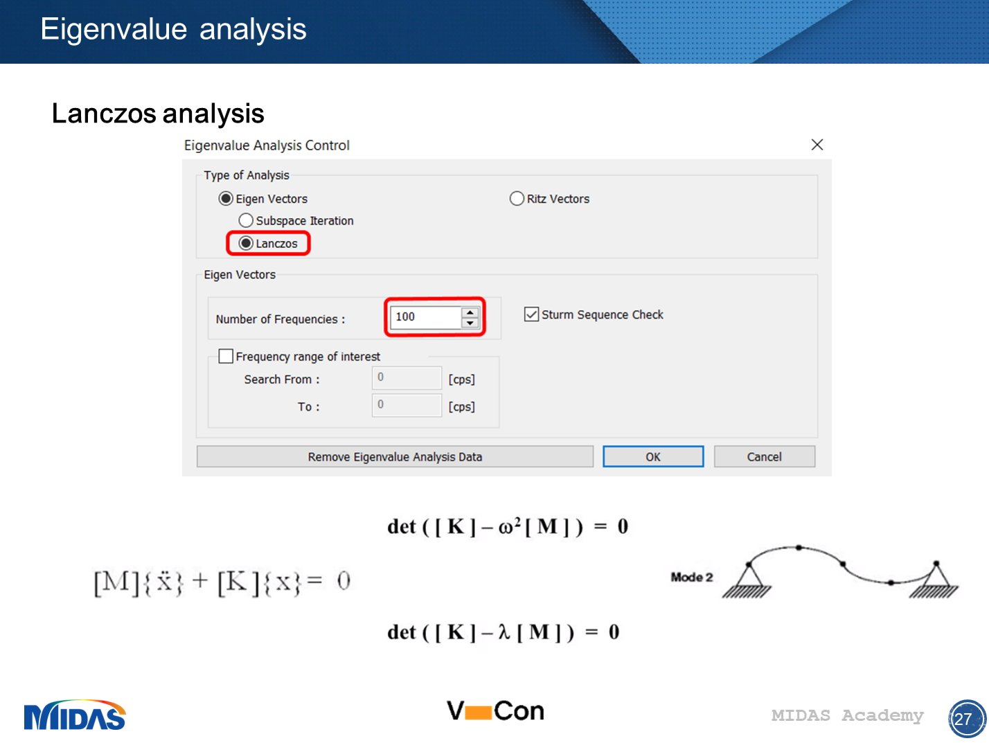 Lanczos analysis