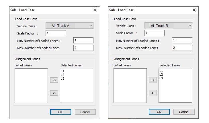 Moving Load Cases & Moving Load Analysis Control