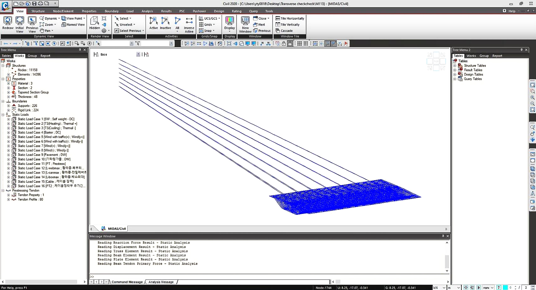 Transverse Analysis of PSC Box Girder in Cable-Stayed Bridge