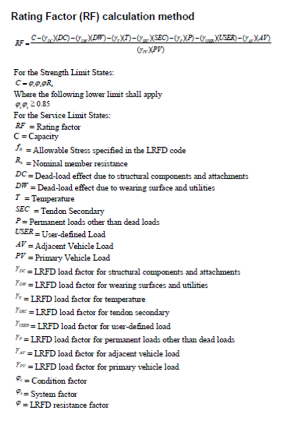 Image 4.2 Rating factor Calculation Method