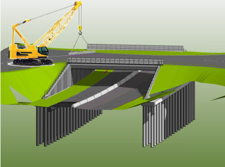 Approximate graphic showing intent of contractor