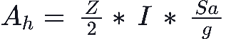 horizontal seismi coefficient