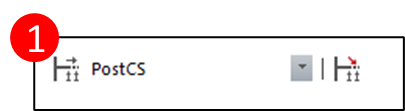 Figure 2.3 Define CS - Model Window