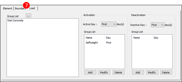 Figure 2.7 Compose Construction Stage – Load Tab
