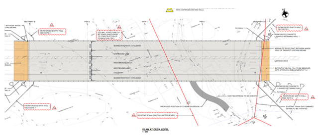 Figure 6: Bridge plane view