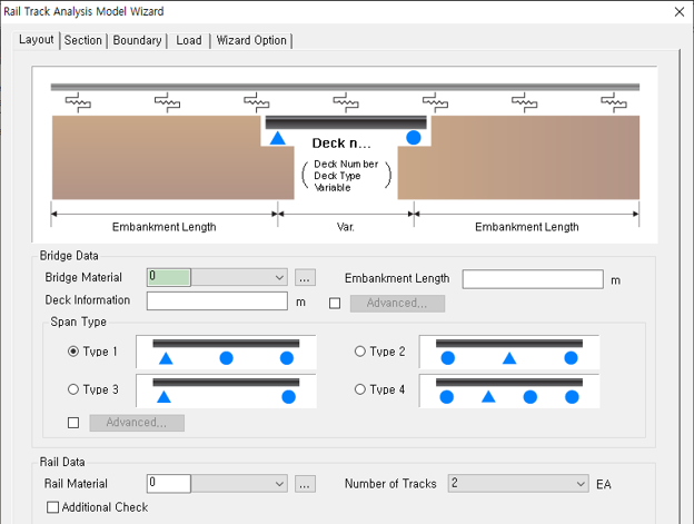 Figure 1. Layout tab of the RSI Wizard