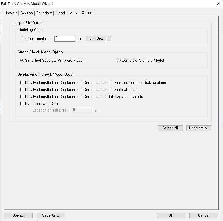 Figure 17. Wizard option of RSI Wizard