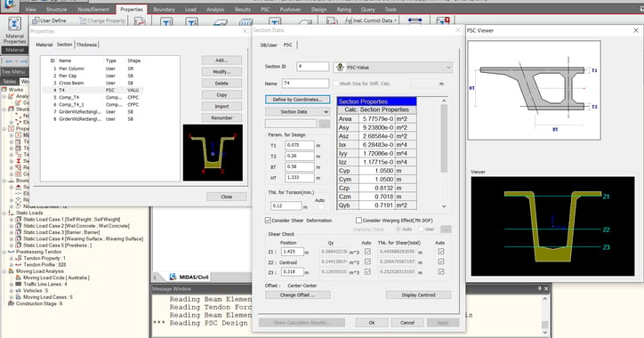 Figure 3. Section Property Calculator