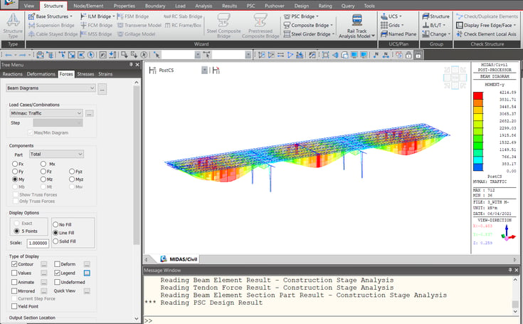 Figure 7. Analyze and check results