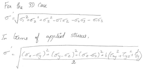 Figure 5. Von Mises Stresses