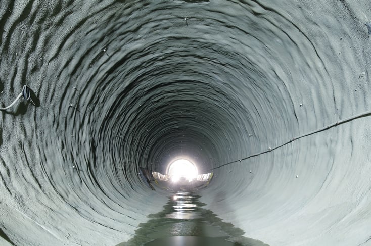 Figure 4 Primary Ground Supprot Lining in Tunnel Section