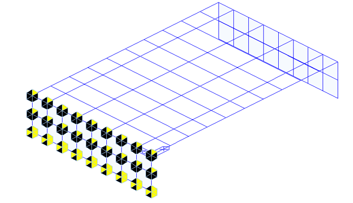 Figure 2.9 Sample Soil Spring Representations in Midas Civil