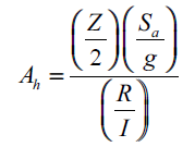 horixontal seismic coefficient