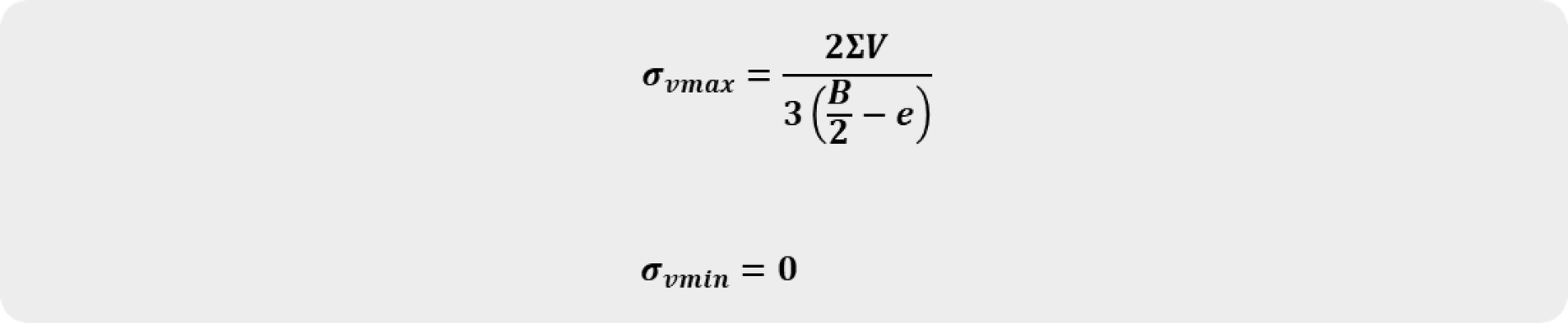 The vertical stress calculation 3