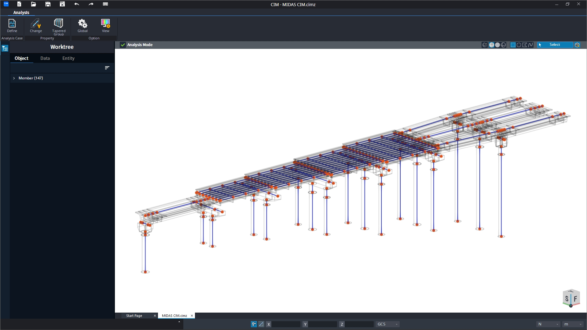 Analysis Line to the 3D model 2