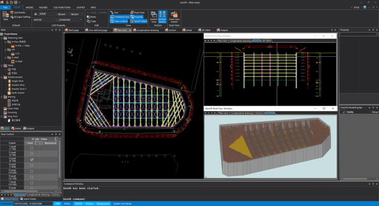 GeoXD 3d view