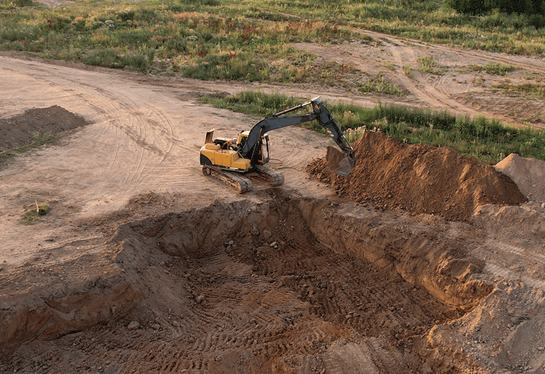 Figure 3. Pit excavationa