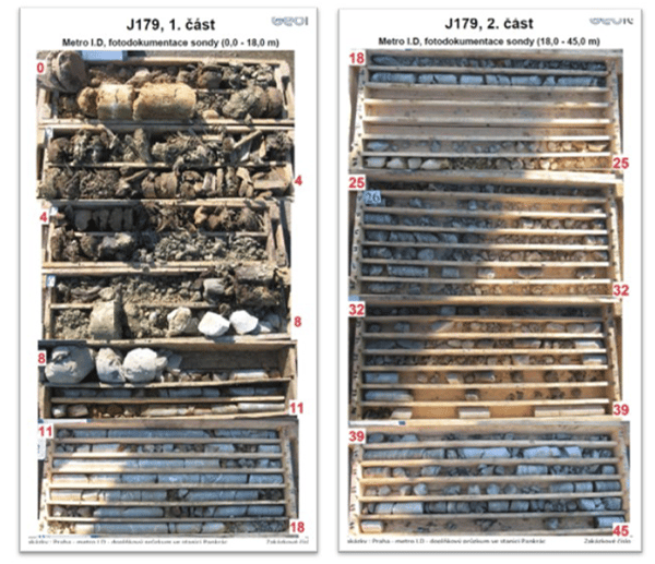 Figure 4.1 and 4.2– Borehole core J179. 복사