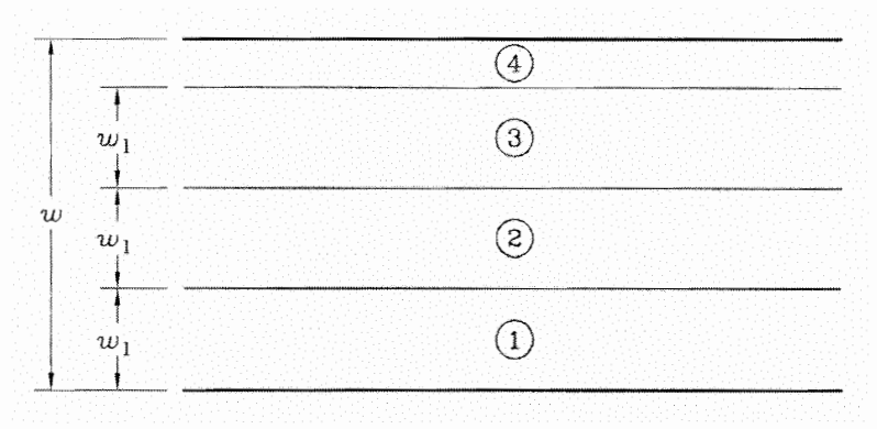 Figure 4.1 Example of the Lane Numbering in the most general case