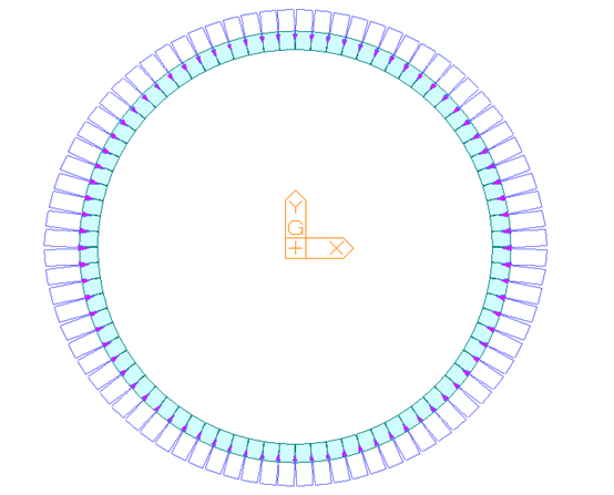 Fig. 3. Relaxed rock load
