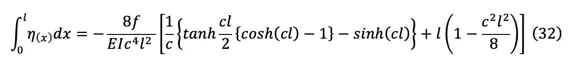 Eq(32) is a dimensionless term and can be calculated easily with a given value