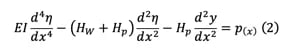Peery noticed that eq(2)
