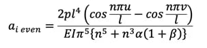 For even terms,