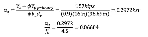 Detailed calculation