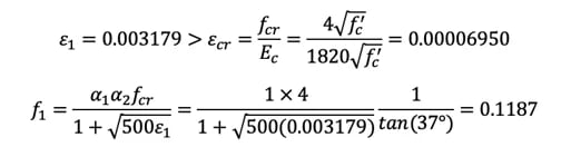 Step 3) Calculate f1 from fcr