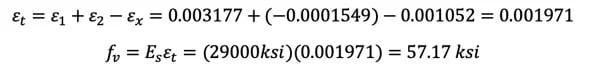 Step 9) Calculate fv