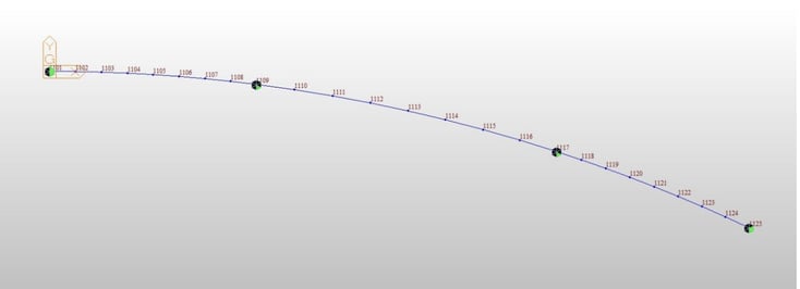 Fig2 Midas model plan view