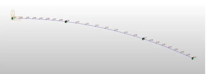 Fig7 Plan view (at pier location, girder twist is restrained)