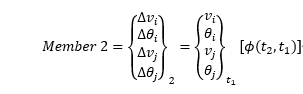 Restrained displacements rotations 2