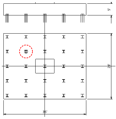 Step 11) Punching shear check for two piles_1