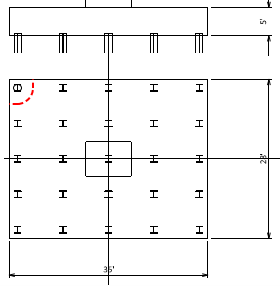 Step 13) One-way shear check at d (or 13 in) from the face of the corner pile_1