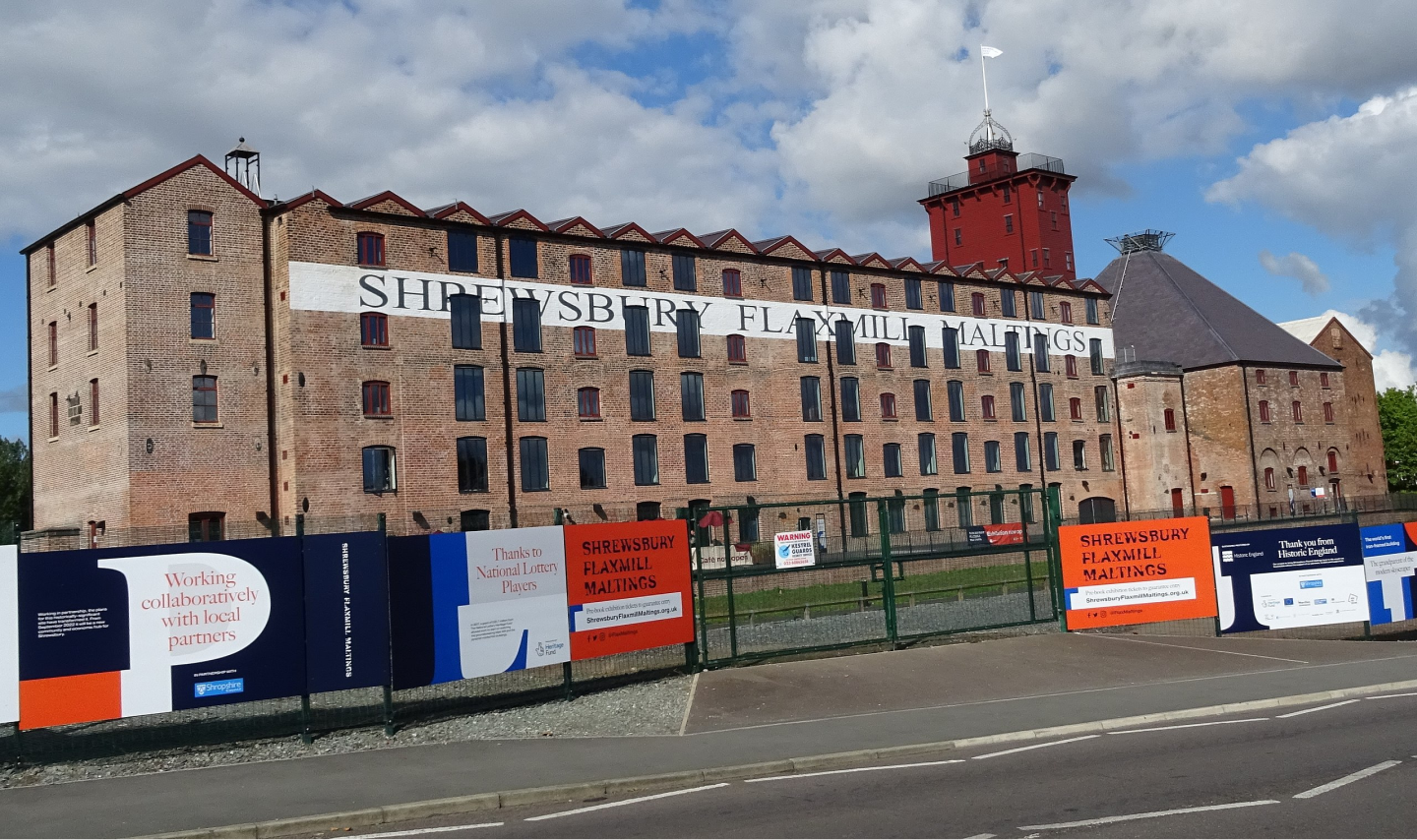 The Ditherington Flax Mill, the first iron-framed building