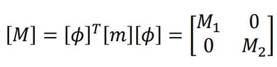 modal mass matrix