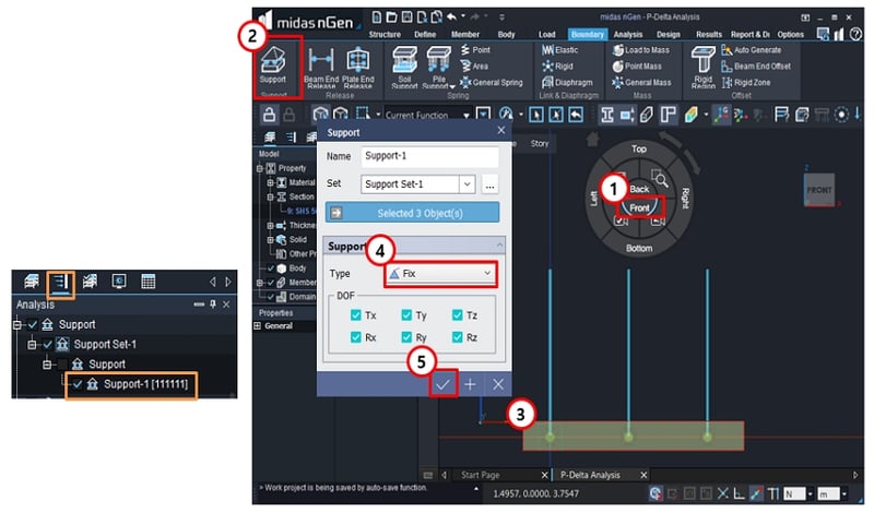 p delta analysis_define supports