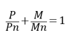 equating P and M at failure