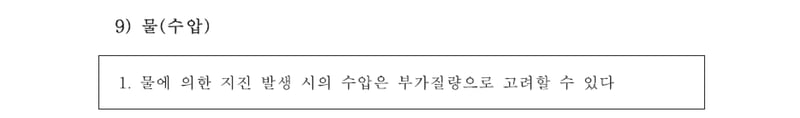 수압의 부가질량 반영