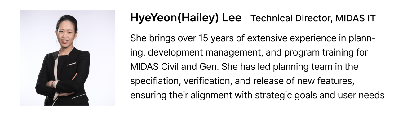 speaker_HyeYeon(Hailey) Lee _ Technical Director, MIDAS IT-3