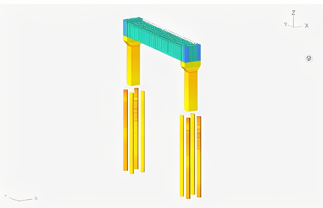 Steel Bridge Project Model View 2